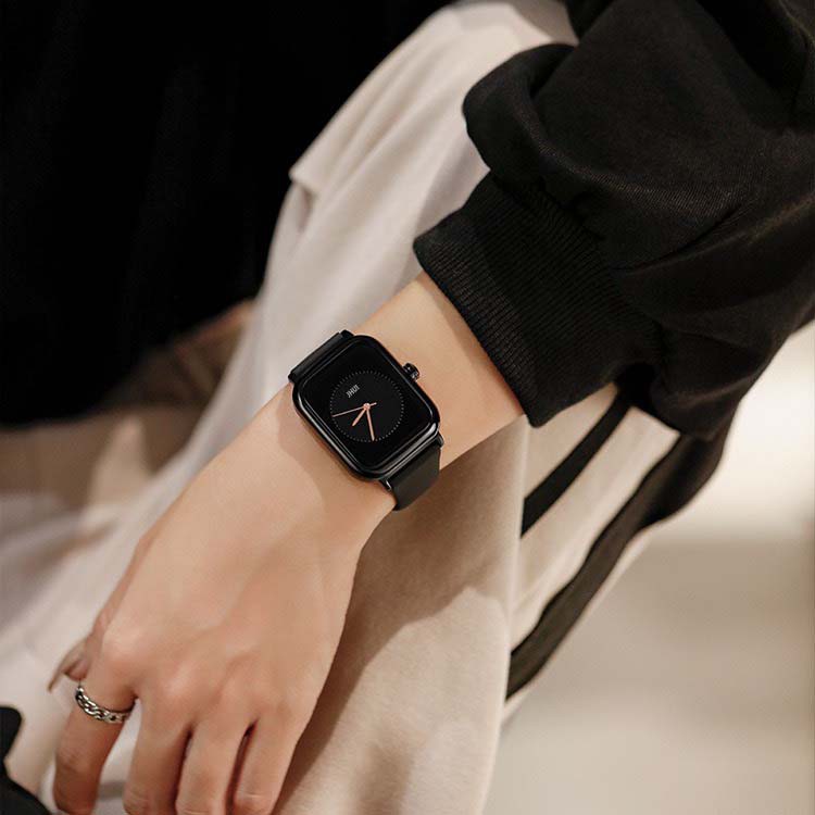 Đồng hồ thời trang nữ JHUI dây silicone cực đẹp mặt chữ nhật cá tính JH032 | BigBuy360 - bigbuy360.vn