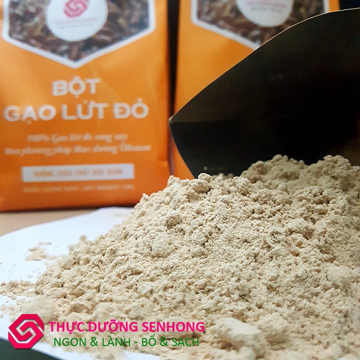 Bột gạo lứt đỏ nguyên chất (1kg) Rang xay theo phương pháp thực dưỡng Ohsawa | BigBuy360 - bigbuy360.vn