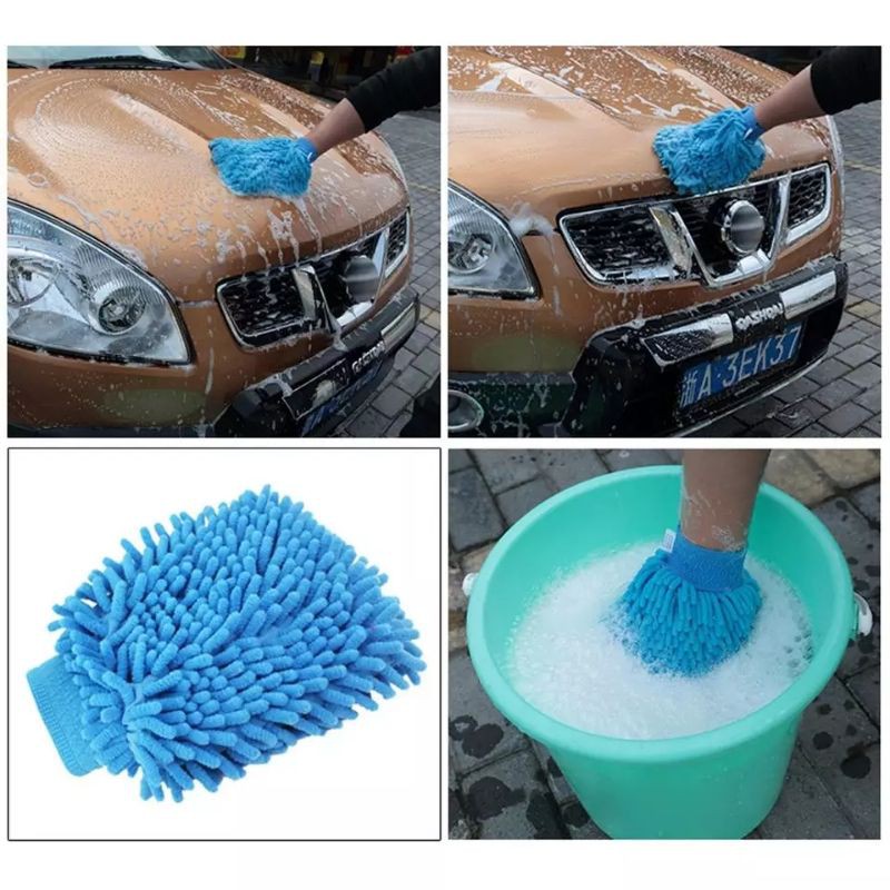 [1 CÁI] Bao Tay Găng Tay Rửa Xe Vệ Sinh Nhà Cửa