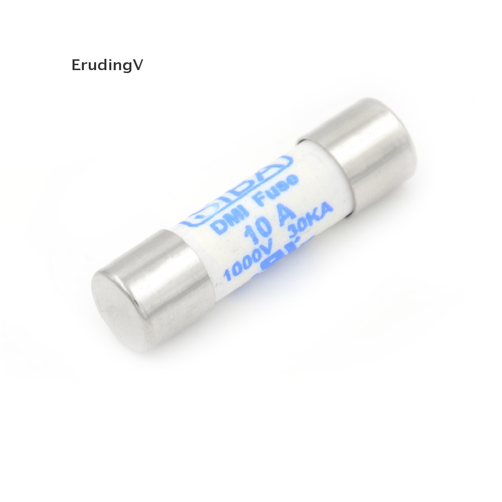 Cầu Chì Gốm Xi Lanh Màu Trắng 10X38Mm 1000V 10A