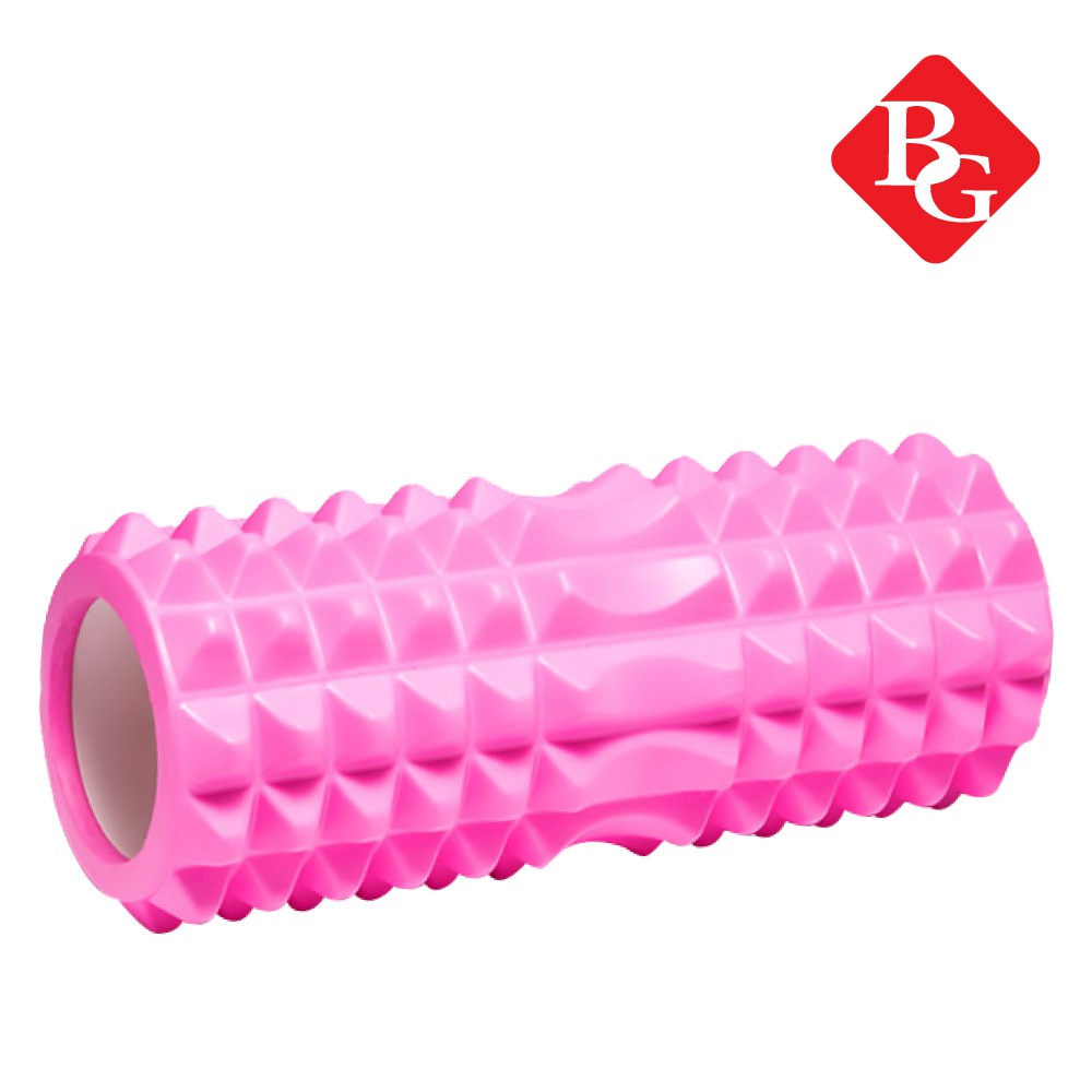 BG Con Lăn Massage Ống Lăn Dãn Cơ Foam Roller Tập Gym/Yoga/Thể Hình PINK mới 2021