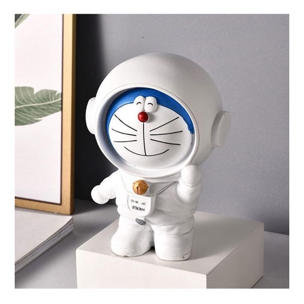 Ống Heo Tiết Kiệm Tiền Hình Phi Hành Gia / Phi Hành Gia / Tàu Vũ Trụ / Phi Hành Gia / Doraemon Dùng Để Trang Trí Nhà Cửa