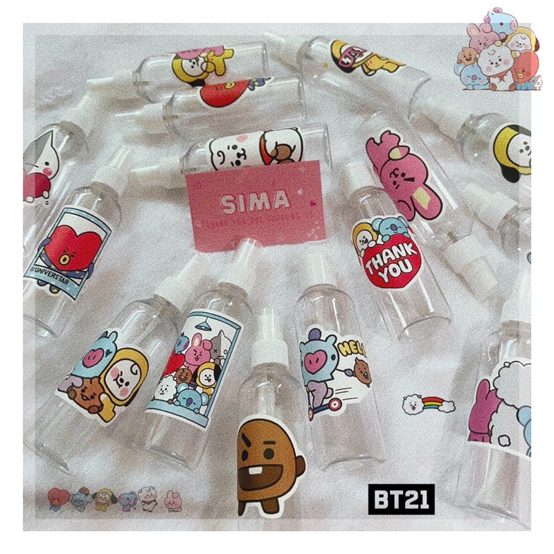 2 CHAI CHIẾT MỸ PHẨM / DẦU GỘI / SỮA TẮM - TẶNG 2 STICKER