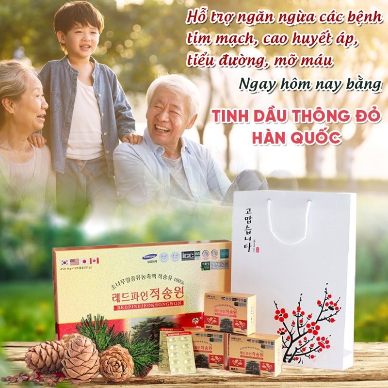 Tinh dầu thông chính phủ Hàn Quốc