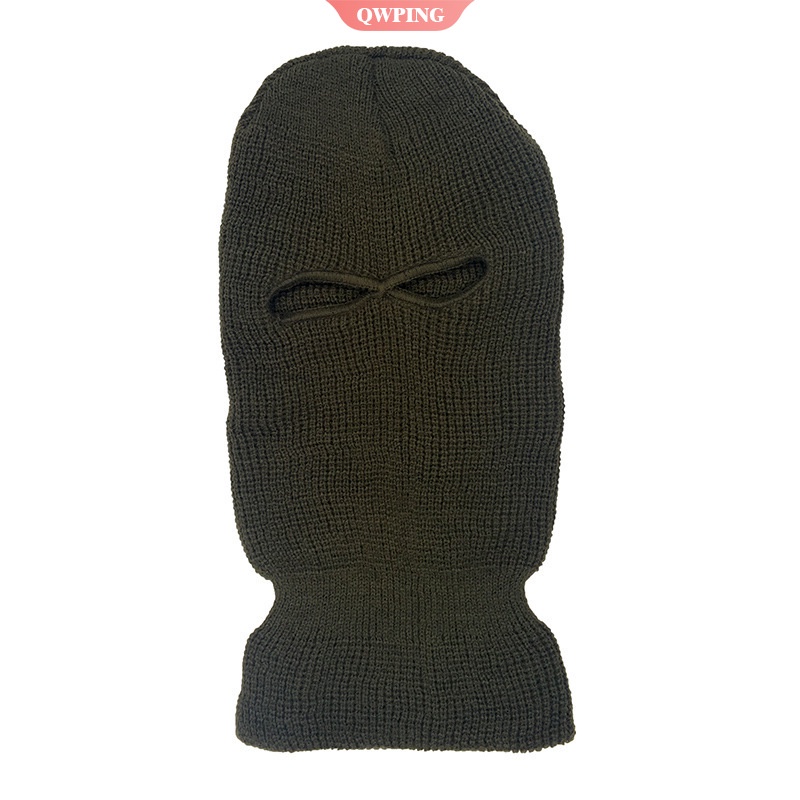 Mũ Trùm Đầu Và Mặt Nạ 2 Lỗ Bằng Vải Len Che Phủ Toàn Bộ Gương Mặt Dành Cho Nam Và Nữ