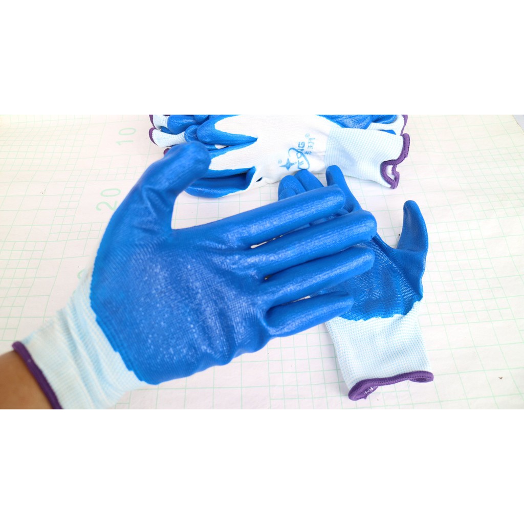 [RẺ VÔ ĐỊCH] Găng tay bảo hộ lao động( 3 màu )