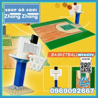 Đồ chơi Xếp hình Bảng và rổ bóng rổ Basketball 🏀 dùng để ráp Minifigures