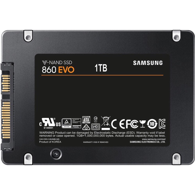 Ổ ssd Samsung 1TB evo 860 hãng giá tốt bảo hành 5 năm.