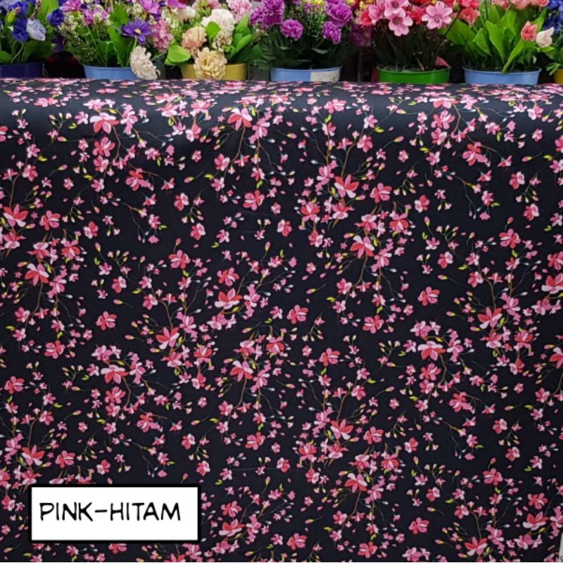 Mềm Vải Cotton In Hoa Kiểu Nhật Bản Dài 150cm (0.5M)