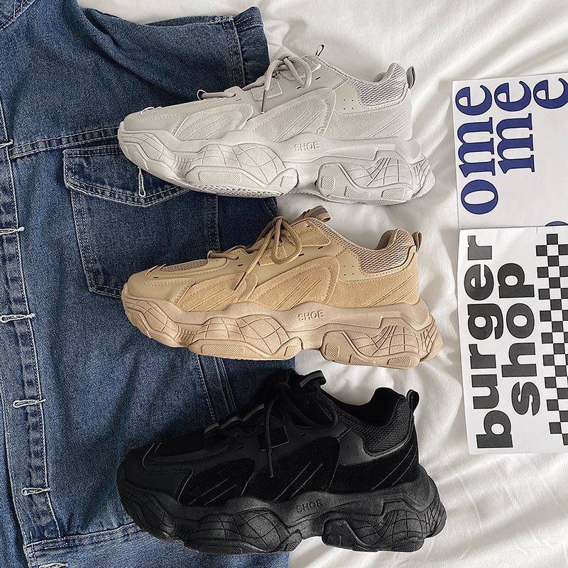 Giày Thể Thao Màu Đen Đế Dày Năng Động Thời Trang Dành Cho Nam