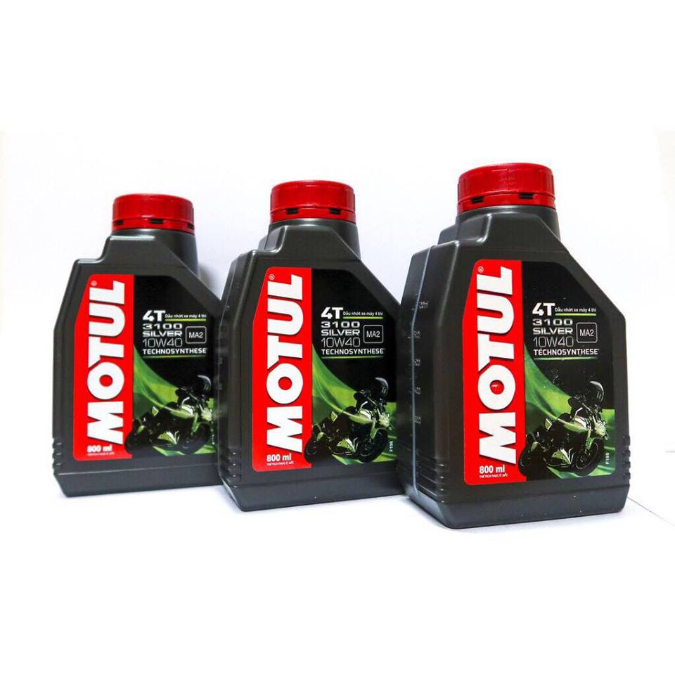 Combo 3 chai Motul 3100 Silver 0,8L