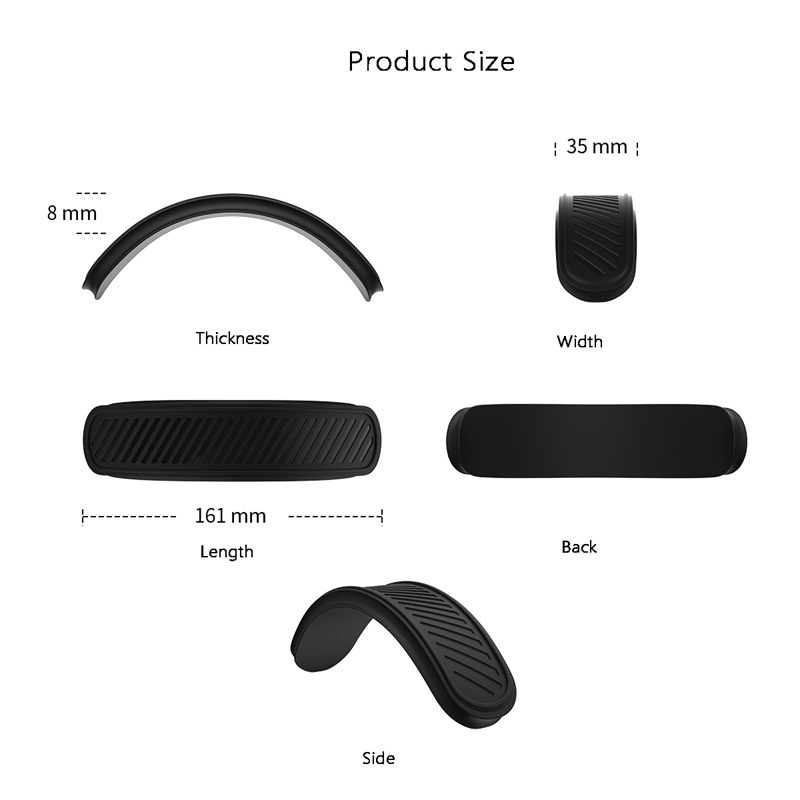 Vỏ Bọc Đệm Tai Nghe Bằng Silicone Có Thể Giặt Rửa Cho AirPods Max