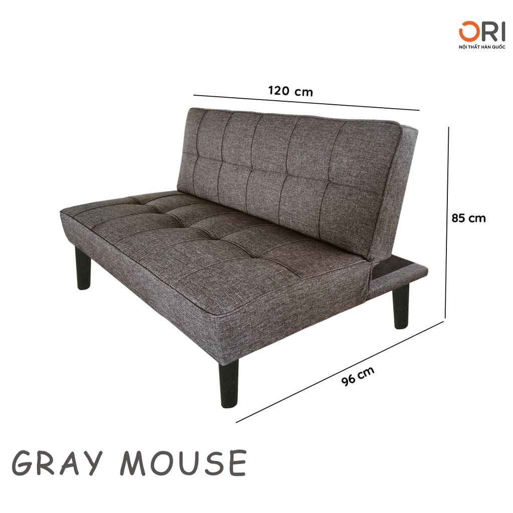 SOFA MINI DÀI 1M2 PHÙ HỢP CHO GÓC NHÀ NHỎ NHẮN - SOFA GIƯỜNG THÔNG MINH 3 CHỨC NĂNG NGÃ - ORI NỘI THẤT HÀN QUỐC