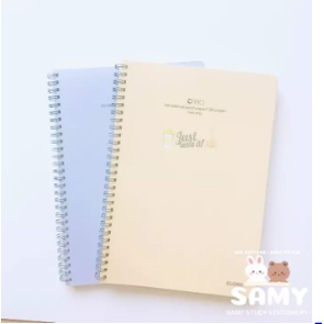 Sổ Caro Lò Xo 120 Trang Size B5 Bìa Nhựa 100GSM KLONG Làm Bullet Journal và Planner Sổ Tay