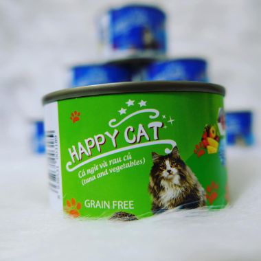 Pate Mèo Happy Cat Lon 160g Cho Mèo Kén Ăn
