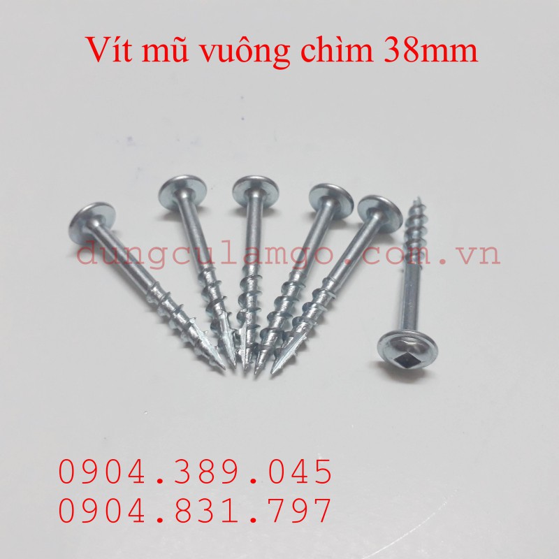 Vít gỗ (sản xuất theo quy cách Kreg) | vít khoan chéo 38mm