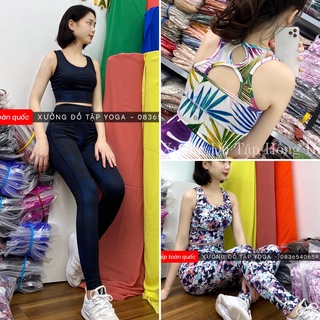 ✅ Ảnh Thật 100% - Mặc Là Mê ✅Bộ tập GYM nữ đa năng - Yoga nữ - Set tập dài lưng KHOÉT DỌC MỚI LẠ