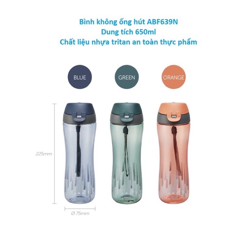 Bình Nước Nhựa Tritan Lock&Lock New Sports Spout 650Ml