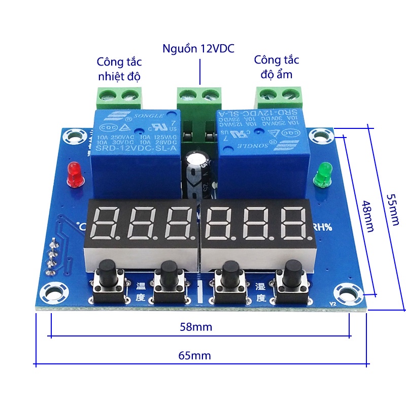 Module Khống Chế Nhiệt Độ Độ Ẩm M452