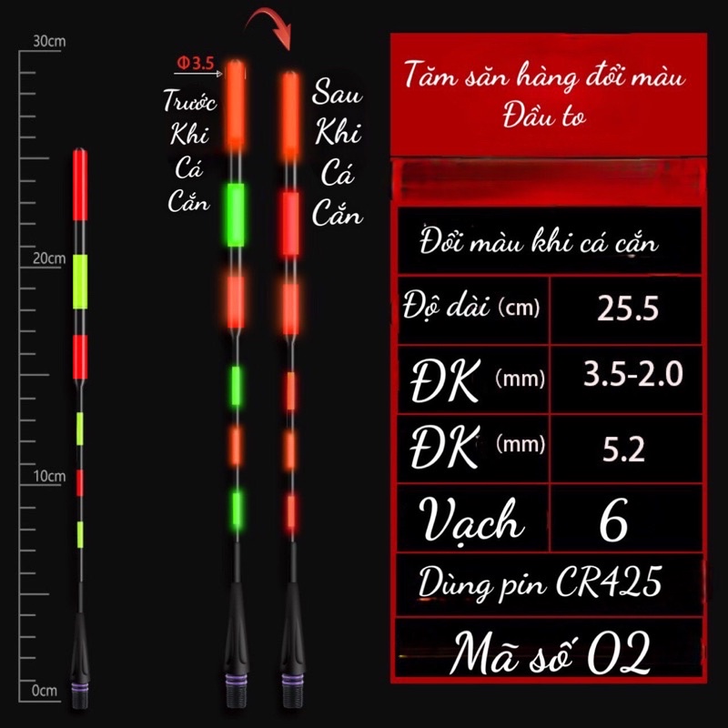 Ngọn phao Săn Hàng Đổi Màu ( và không đổi màu )