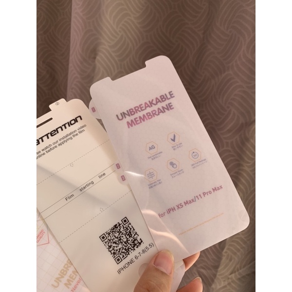 dán PPF MẶT TRƯỚC bóng + nhám full màn hình 6/ 12pr0max