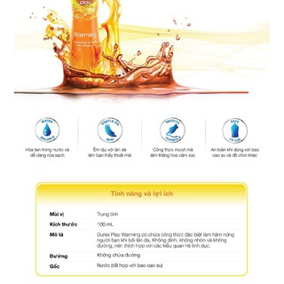 Gel bôi trơn Durex Play Warming 100ml