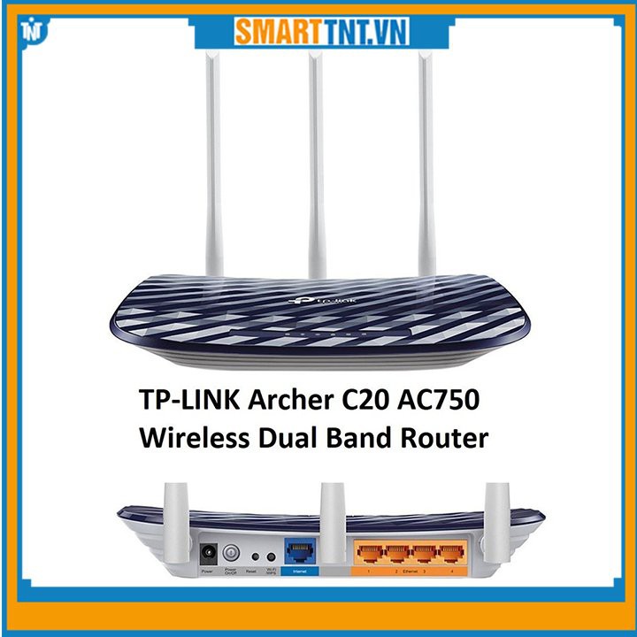 Bộ phát sóng wifi băng tần kép AC750 TP-link Archer C20 mới