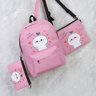 [Freeship 99k Toàn Quốc]Balo nữ thời trang, balo combo set 3