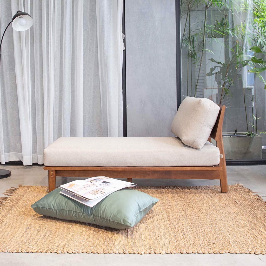 Ghế Sofa Góc Gỗ Cao Su Tự Nhiên MOHO VLINE 601