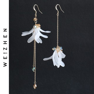 [ Hợp Kim + Nhựa ] Bông Tai Chùm cánh hoa dễ thương  Hoa Tai | Khuyên Tai Hàn Quốc 2019- Kuns Accessories