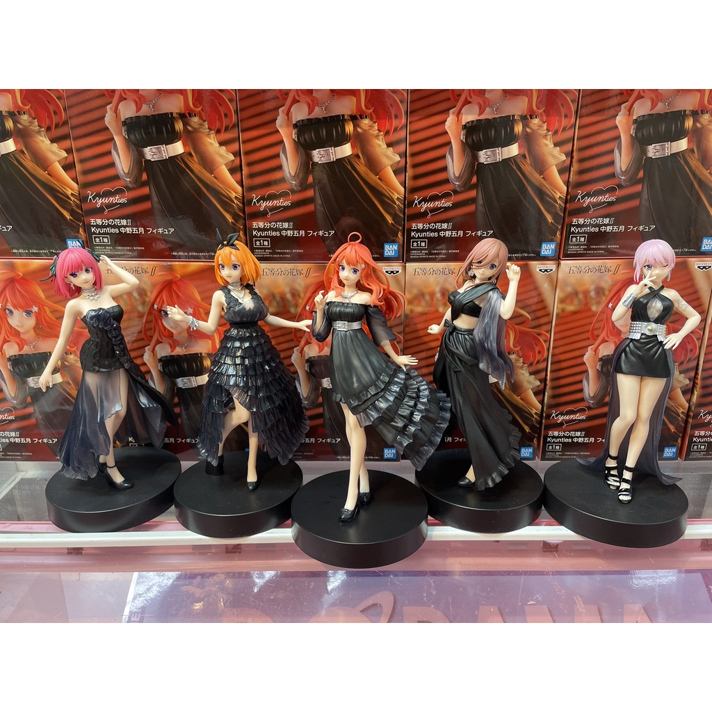 Mô hình chính hãng MIKU, NINO, ITSUKI, ICHIKA, YOTSUBA NAKANO - Anime Five Equal Brides  - hãng BANPRESTO