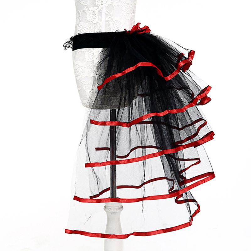 Váy xòe múa ba lê màu tương phản cho nữ