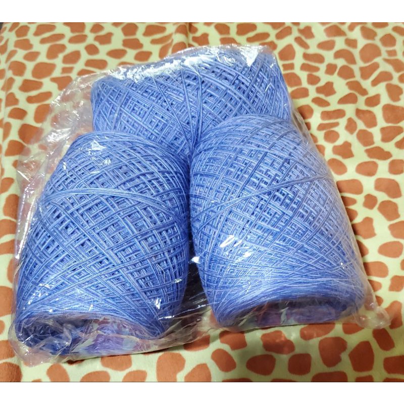 Set cotton màu xanh loang.