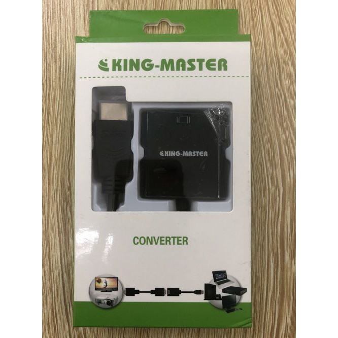 Cáp Displayport to VGA KING-MASTER KY-M361W