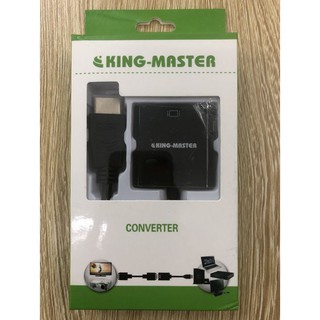 Cáp hdmi --> vga hiệu king-master