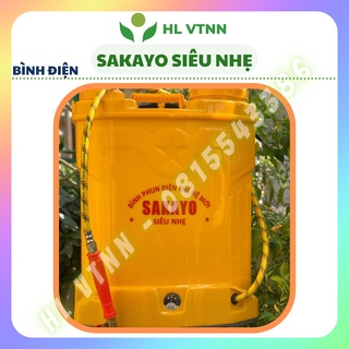 Bình phun thuốc trừ sâu bình xịt điện bình phun khử trùng bình bơm thuốc sâu bằng điện SAKAYO SIÊU NHẸ-BP07-HL VTNN