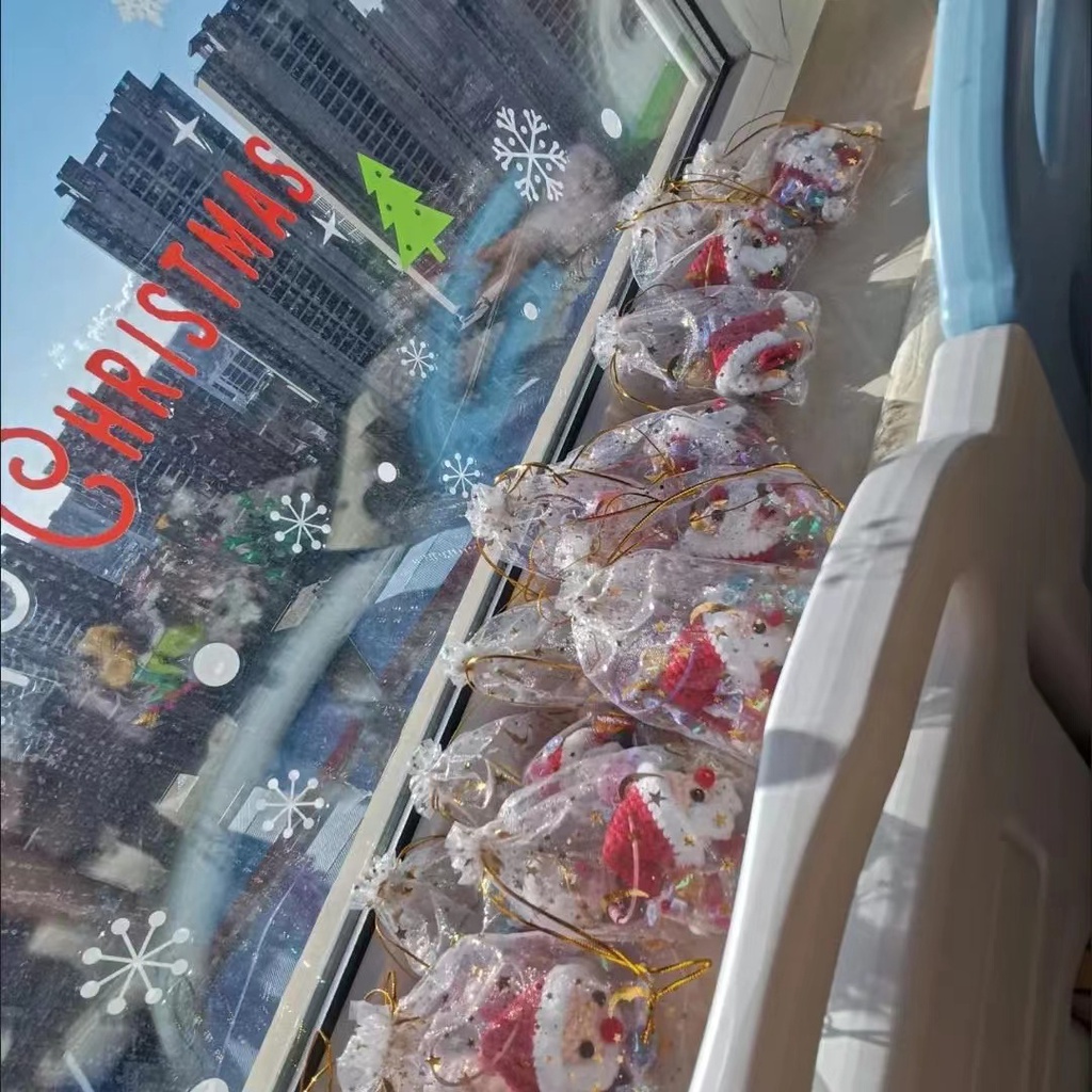 Túi Dây Rút Đựng Quà Giáng Sinh 7x9