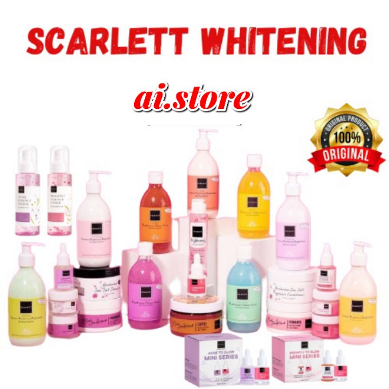 Serum Tẩy Tế Bào Chết Làm Trắng Da Thương Hiệu Scarlett