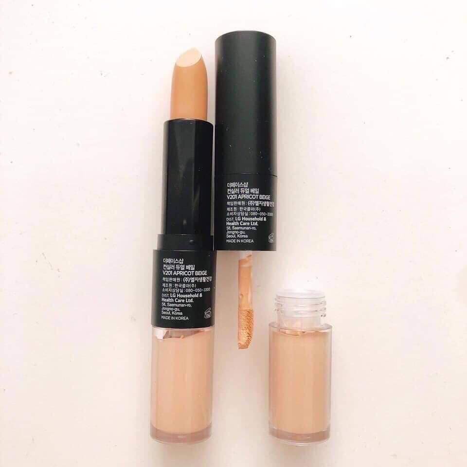 Che khuyết điểm 2 đầu The Face Shop Concealer Dual Veil