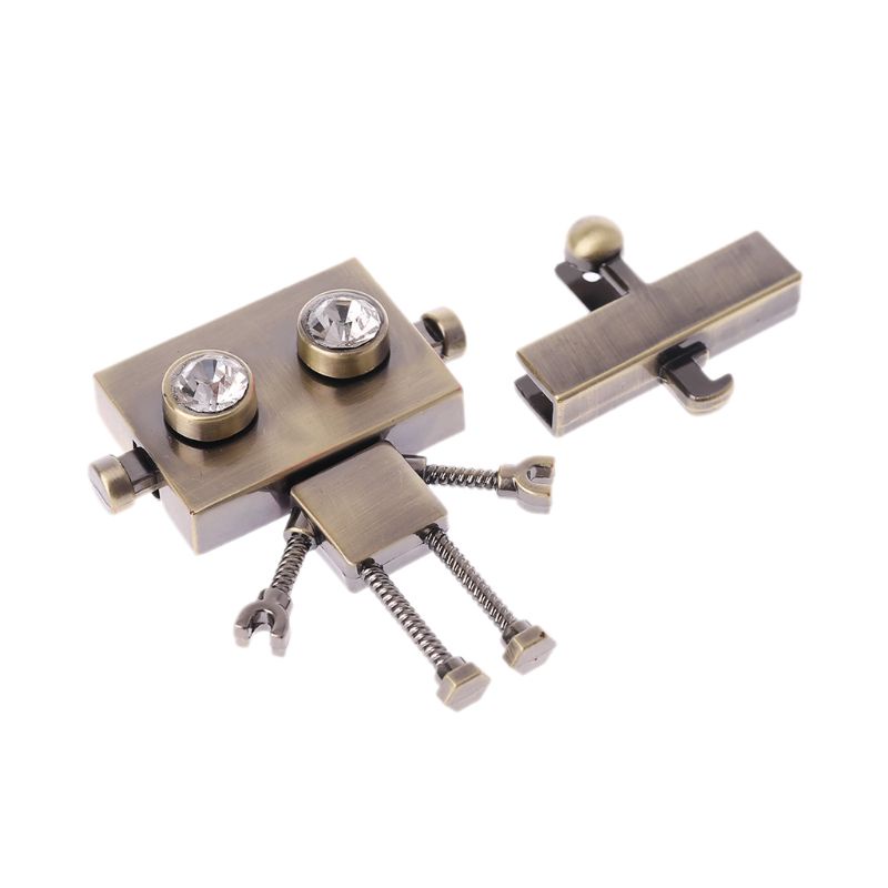 Khóa Vặn Kim Loại Cứng Hình Robot Cho Túi Xách Đeo Vai DIY