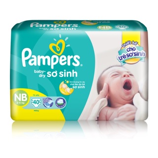 Tã dán sơ sinh Pamper NB40