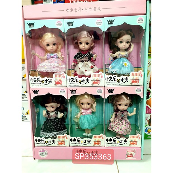 Đồ chơi búp bê khớp, mắt thủy tinh, 725 ( 1 hộp / 95k )