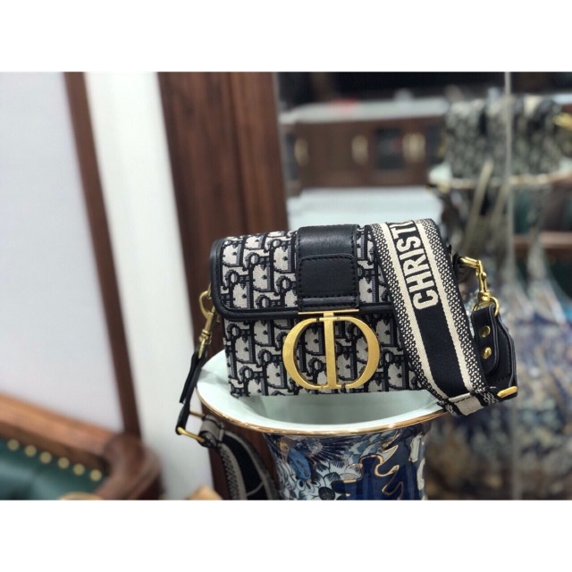 Túi montaigne thổ cẩm size mini 18 dior nguyên seal