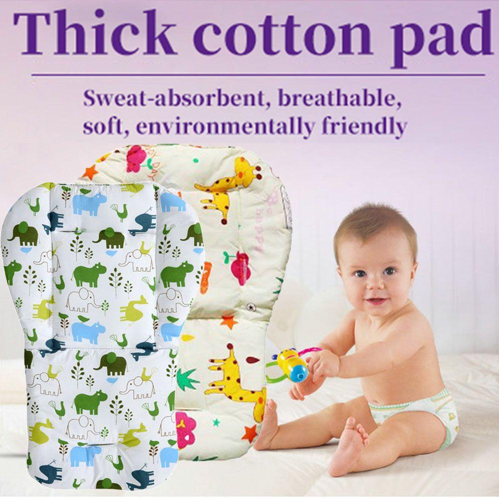 Đệm Cotton Mềm Mại Dày Dặn Ấm Áp Lót Xe Đẩy Em Bé