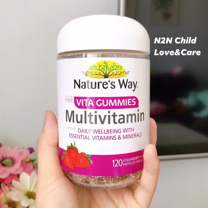Kẹo dẻo Nature's Way Vita Gummies Adult MultiVitamin 120 viên vitamin tổng hợp cho người lớn