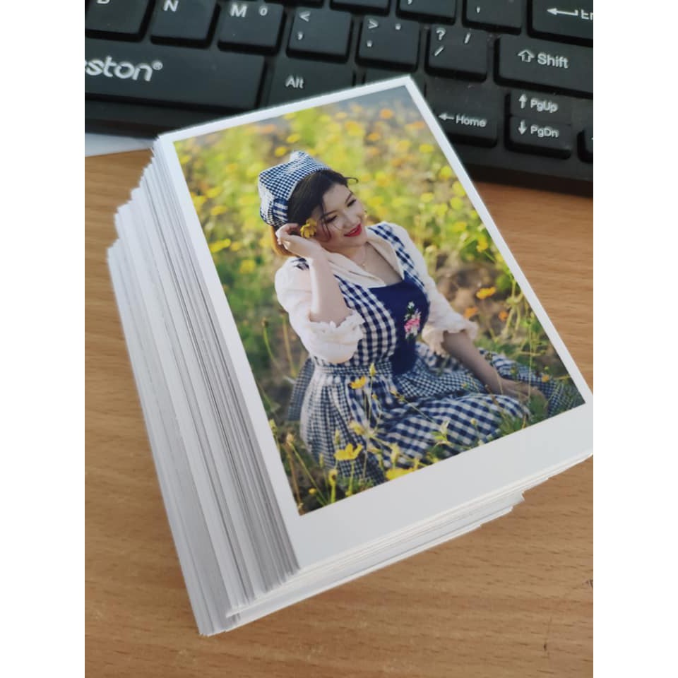 Album hình - bìa giấy bọc nhựa kiếng 56 ảnh 8x10cm