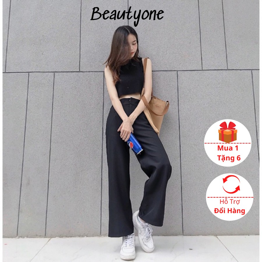 [ Qùa Tặng Dây Buộc Tóc Bạn Nhé] Quần cullotes ống suông dài. HÌNH THẬT ĐỘC QUYỀN kèm video | 🌼