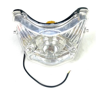 Đầu đèn pha led bi cầu lớn cho xe Wave A 2016 Greennetworks ( Chế Độ Cos pha Chớp - Ánh sáng Xanh )