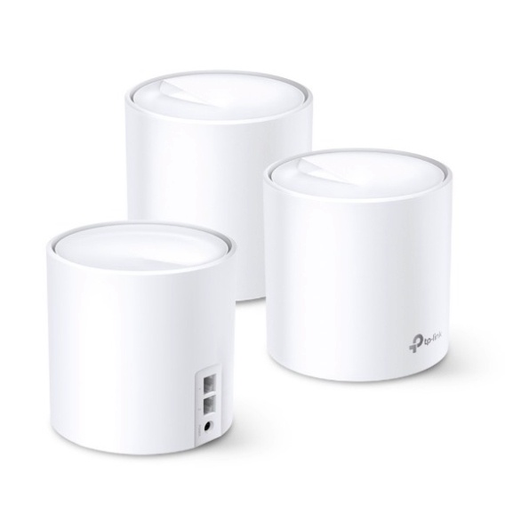 Bộ phát wifi mesh tp link Deco X60 (3-pack), router wifi 6 tốc độ cao ax3000mbps, 1 tên mạng duy nhất, bảo hành 2 năm