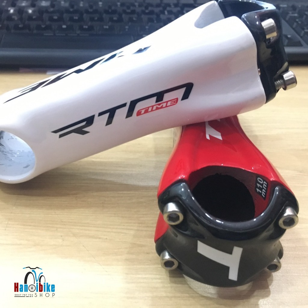 Pô tăng xe đạp sợi carbon hiệu Time